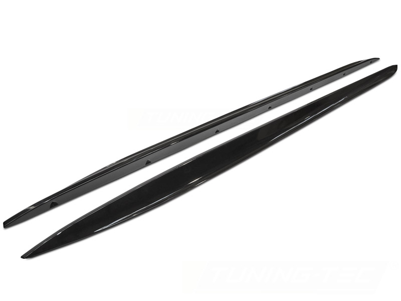 SIDOKJOL PANEL PERFORMANCE-DESIGN-LOOK BLANK SVART TILL BMW G22 G23 2020-2024