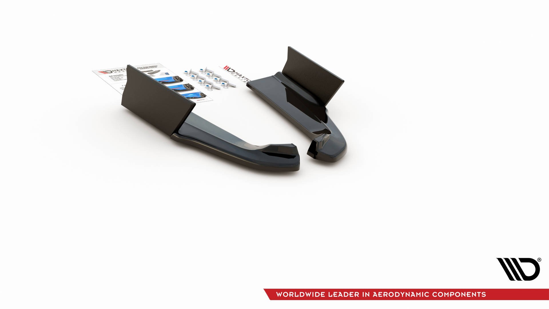 Rear Side Splitters V.1 + Flaps Ford Mustang GT Mk6 Facelift - 6