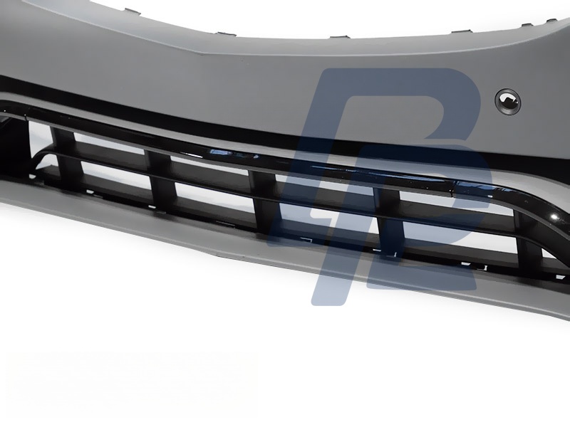 Sport Front Bumper Black for Mercedes W205 2018–2021 - 3