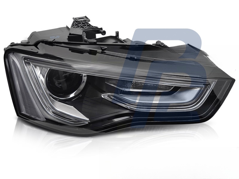 Xenon Headlight Black Right Side TYC for Audi A5 2011–2012 - 3