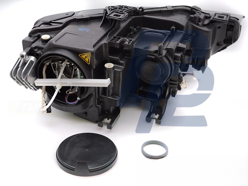 Xenon Headlight Black Left Side TYC for Audi A5 2011–2012 - 5