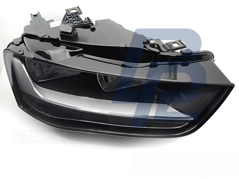 Headlight Black Right Side TYC for Audi A4 B8 2012–2015 - 8