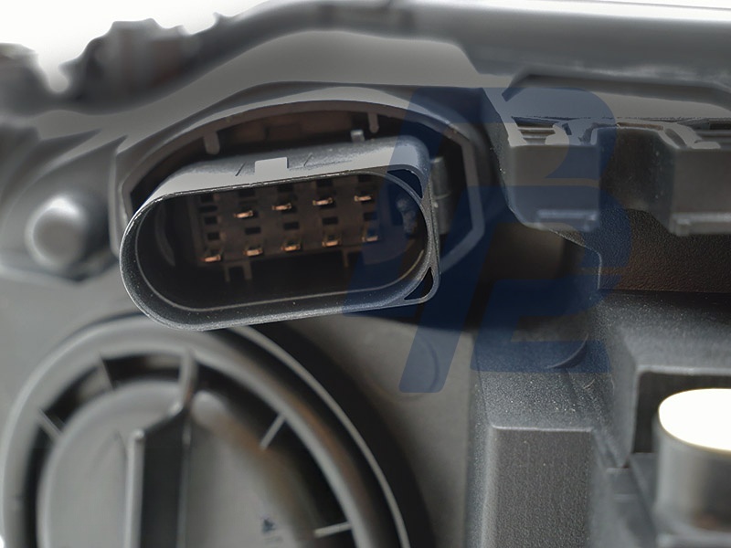 Headlight Black Left Side TYC for Audi A4 B8 2012–2015 - 9
