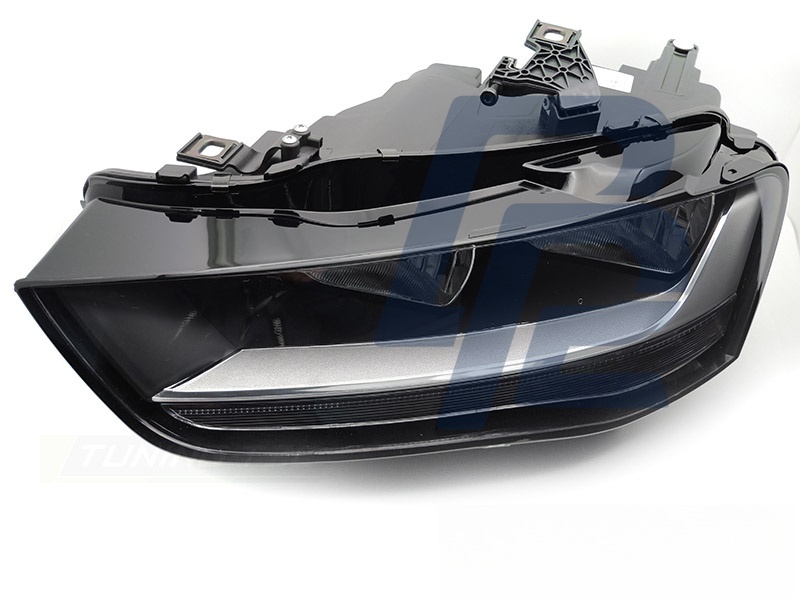 Headlight Black Left Side TYC for Audi A4 B8 2012–2015 - 4