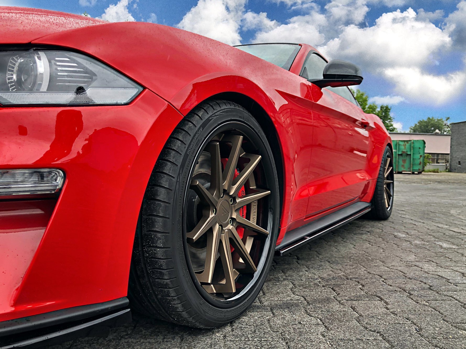 Side Skirts Diffusers Ford Mustang MK6 Facelift (2017-) - 3