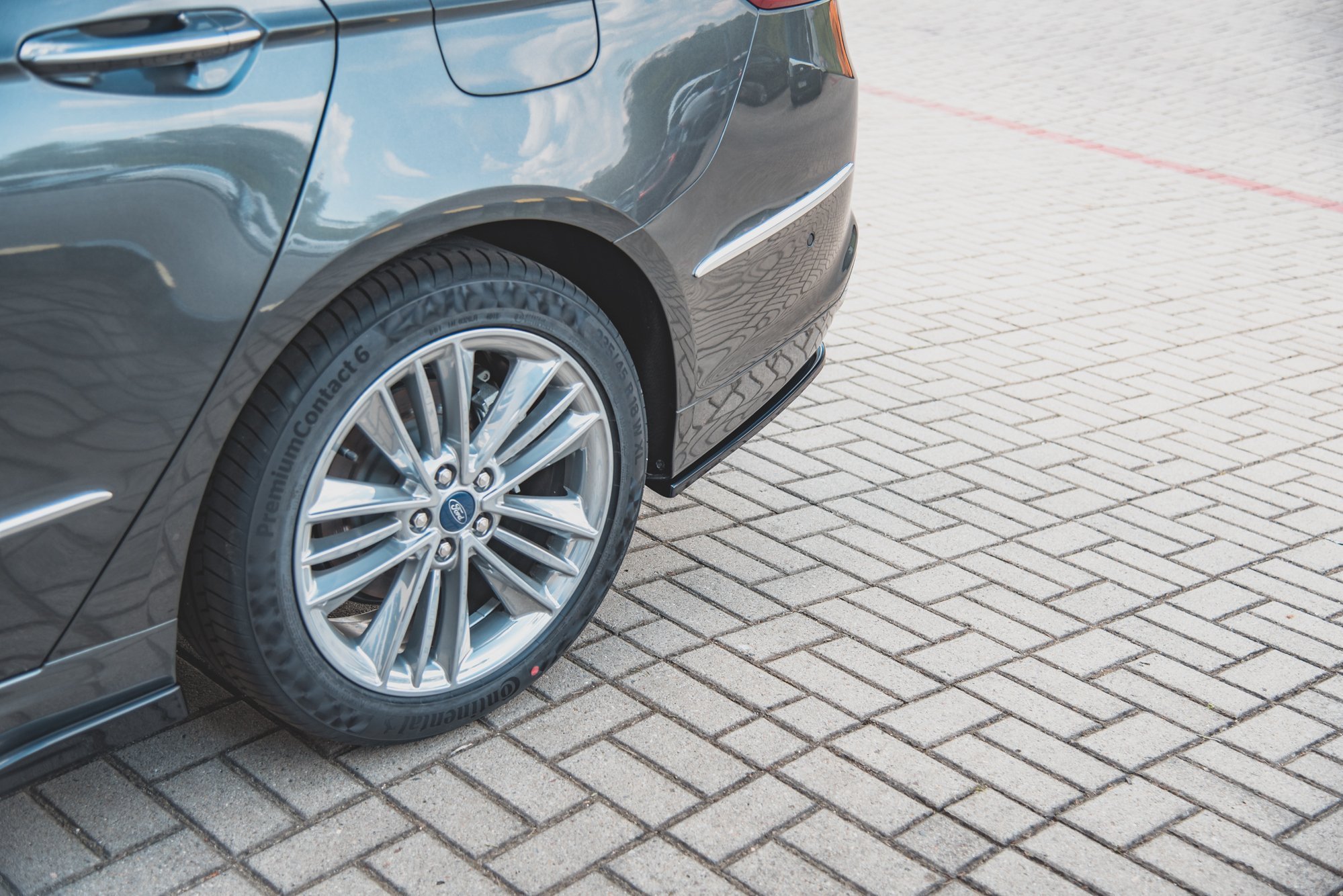 Rear Side Splitters Ford Mondeo Vignale Mk5 Facelift - 4