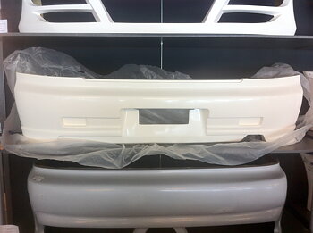 SALE: MITSUBISHI LANCER EVO VIII 02+ AEROWORKS REAR BUMPER TRC-STY