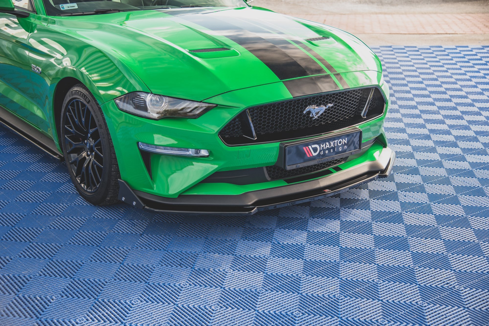 Front Splitter V.2 + Flaps Ford Mustang GT Mk6 Facelift - 5