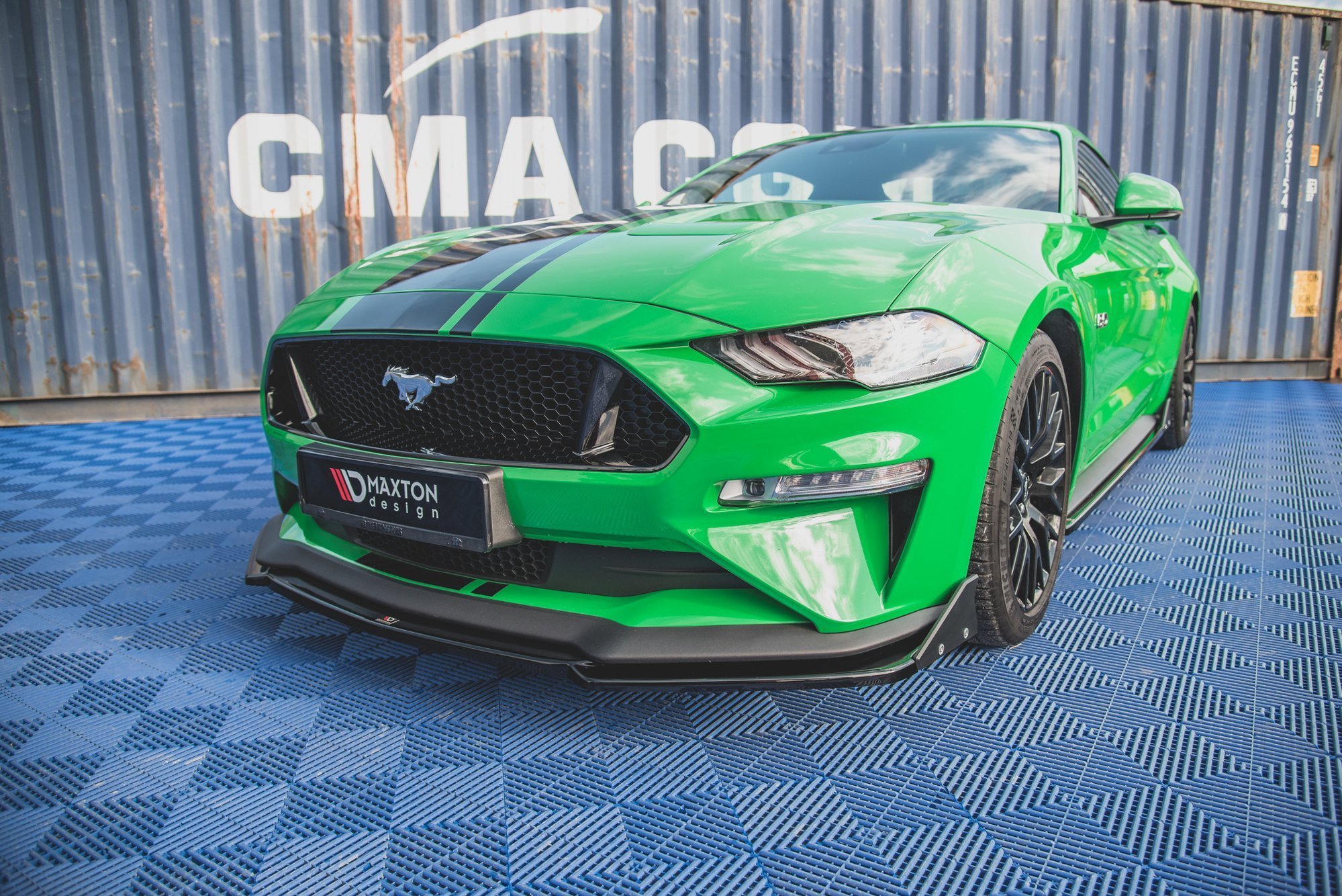Front Splitter V.2 + Flaps Ford Mustang GT Mk6 Facelift - 3