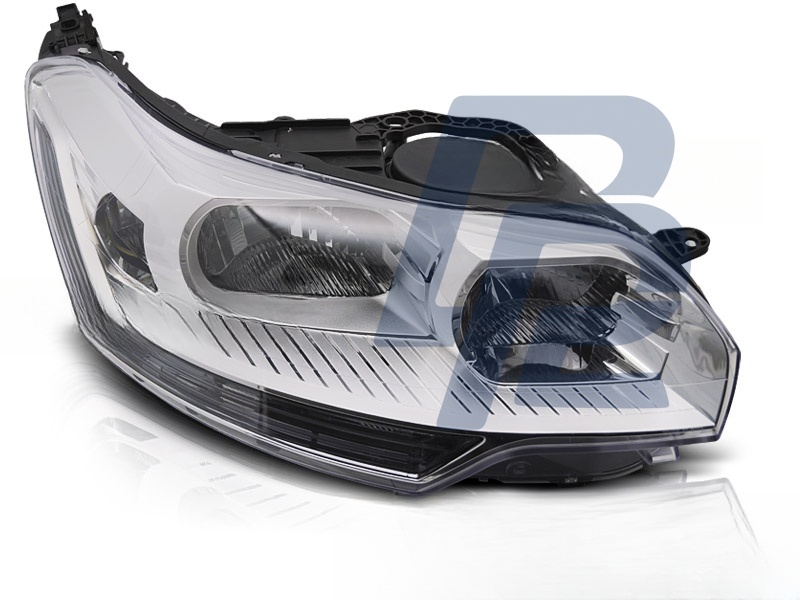 Headlight Chrome Right Side TYC for Citroen C5 2008–2010 - 2