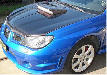 SUBARU IMPREZA GD-C/D 06+ AEROWORKS CARBON OEM HOOD