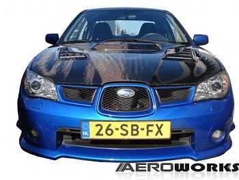 SUBARU IMPREZA GD-C/D 06+ AEROWORKS CARBON TRCII HOOD