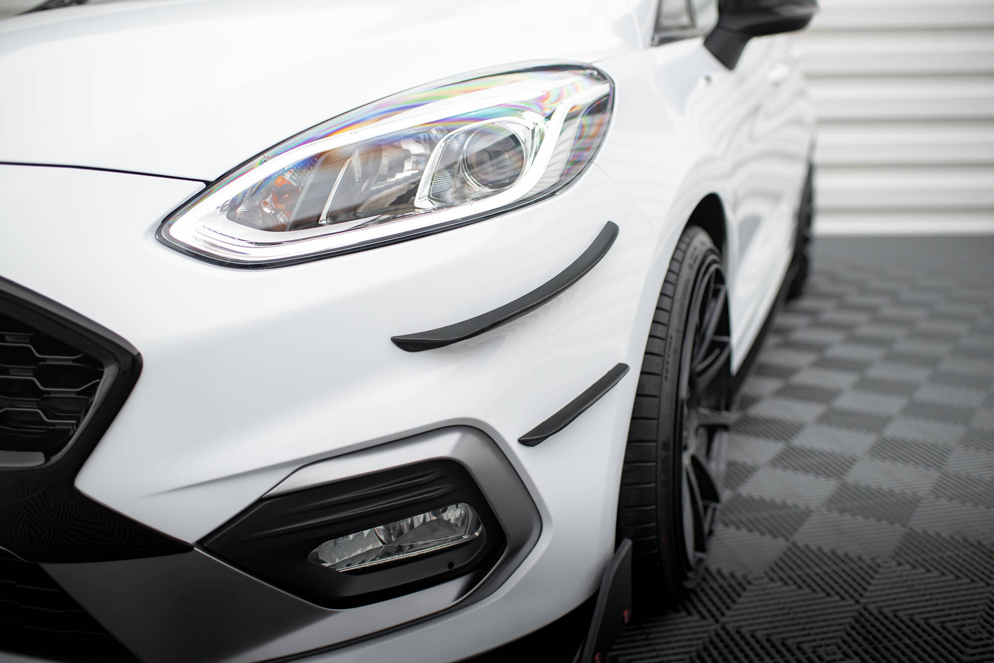 Front Bumper Wings (Canards) V.3 Ford Fiesta Mk8 ST / ST-Line - 5