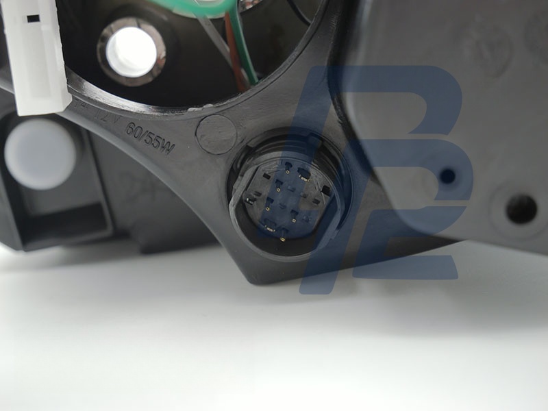 Headlight Grey Left Side TYC for Fiat Grande Punto 2005–2008 - 3