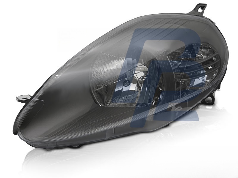 Headlight Grey Left Side TYC for Fiat Grande Punto 2005–2008 - 4