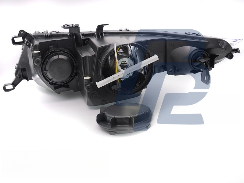 Headlight Chrome Right Side TYC for Honda Civic 2006–2008 Hatchback - 3