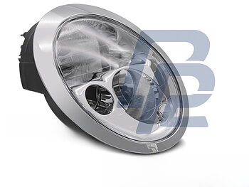 STRÅLKASTARE KROM HÖGER SIDA TYC TILL MINI COOPER R50 R53 2001-2004