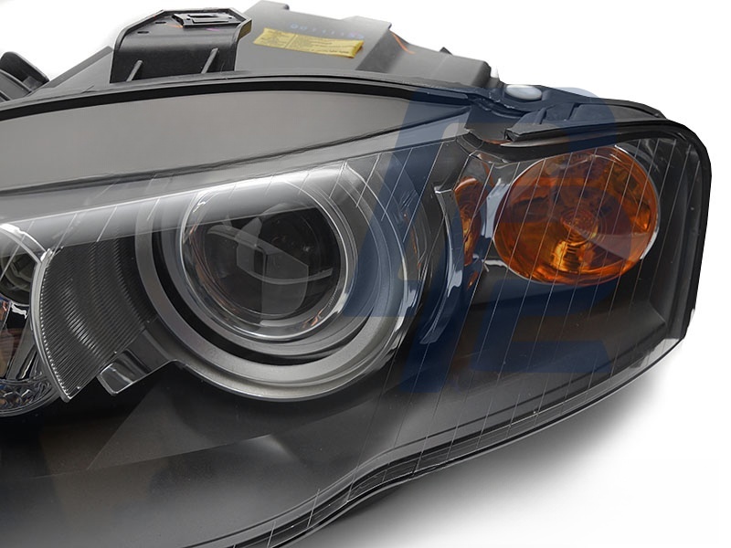 Xenon Headlights Black for Audi A4 B7 2004–2008 - 2