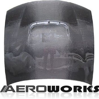 NISSAN S14A 97-99 AEROWORKS CARBON JS HOOD