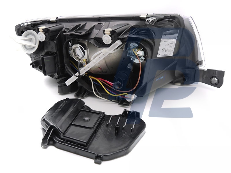 Headlight Black Left Side TYC for Skoda Fabia 1999–2007 - 2