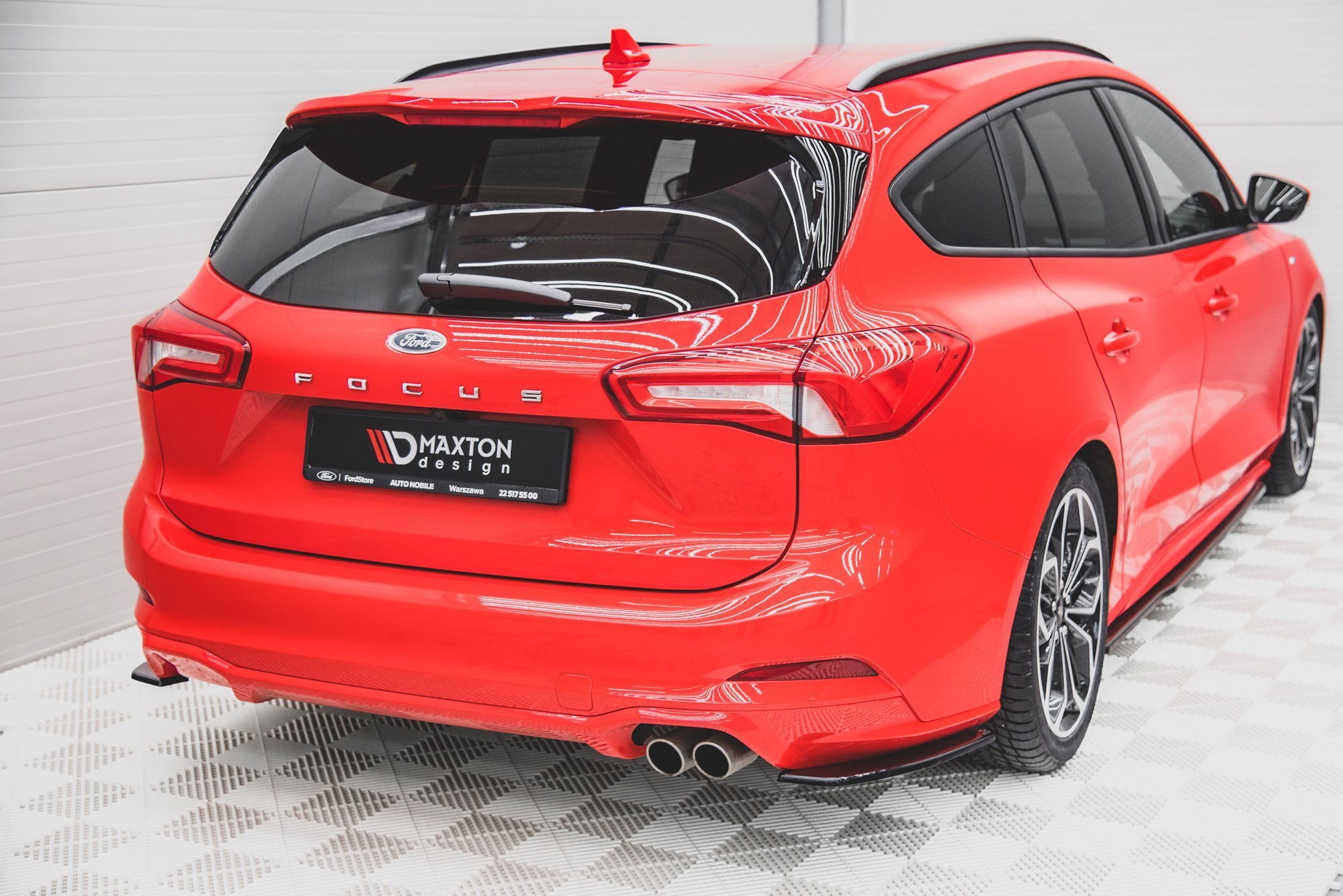 Rear Side Splitters V.1 Ford Focus ST-Line Estate Mk4 (2018-) - 4