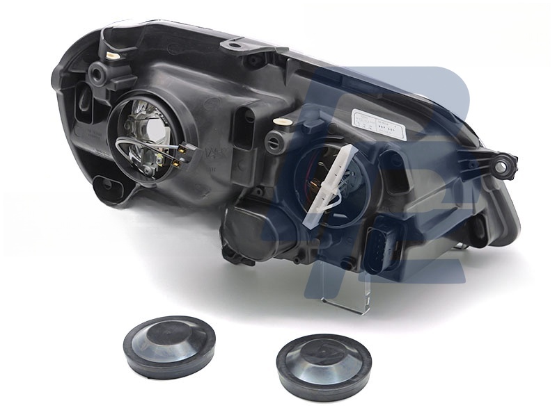Headlight Black Left Side TYC for VW Polo 9N3 2005–2009 - 5