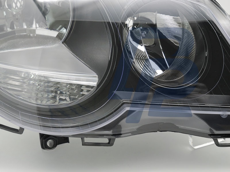 Headlight Black Right Side TYC for VW Polo 9N3 2005–2009 - 6