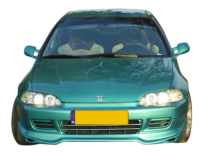 HONDA CIVIC 92-95 2/3D AEROWORKS FRONT BUMPER LIP JN - 2