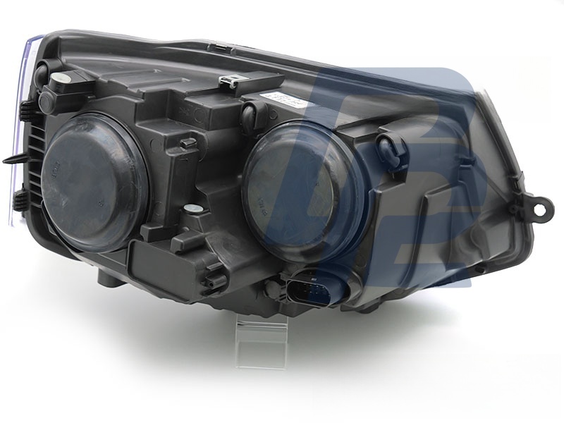 Headlight Black Left Side TYC for VW T5 2010–2015 - 3
