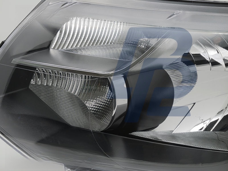 Headlight Black Left Side TYC for VW T5 2010–2015 - 2