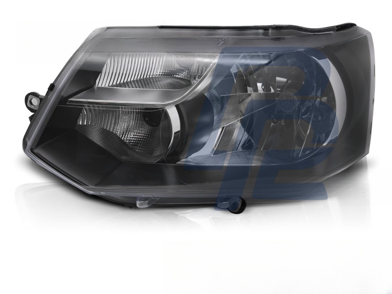 Headlight Black Left Side TYC for VW T5 2010–2015 - 6