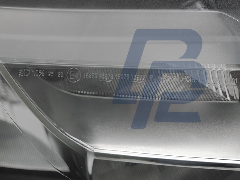 Headlight Black Left Side TYC for VW T5 2010–2015 - 5