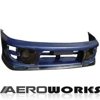 SUBARU IMPREZA GC8 99-01 GT AEROWORKS FRONT BUMPER LIP STI