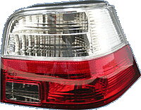 VW GOLF IV TAILLIGHTS RED/CLEAR V1