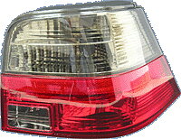 VW GOLF IV TAILLIGHTS RED/SMOKE V1