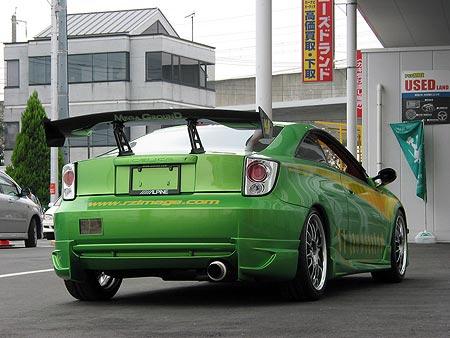 TOYOTA CELICA T23 99+ AEROWORKS BAKRE STÖTFÅNGARE EXTENSIONS (PU)