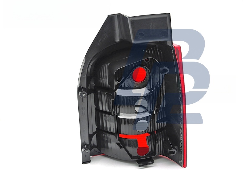 Tail Light Red/Smoked Left Side TYC for VW T5 2003–2009 - 2