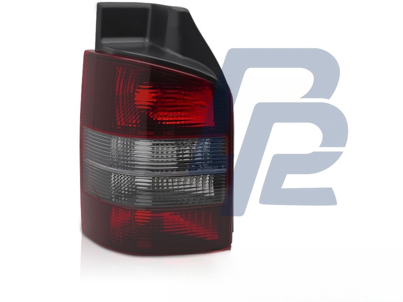 Tail Light Red/Smoked Left Side TYC for VW T5 2003–2009 - 4