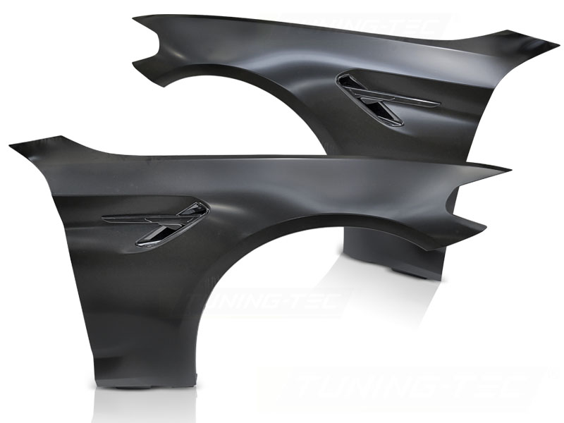 FRAMSKÄRMAR SPORTDESIGN WITH SIDE VENT SVART TILL BMW G30 G31 2017-2020