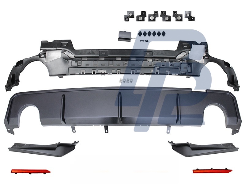 Sport Rear Bumper Style PDC -O--O- for BMW G20 2019–2022 - 4