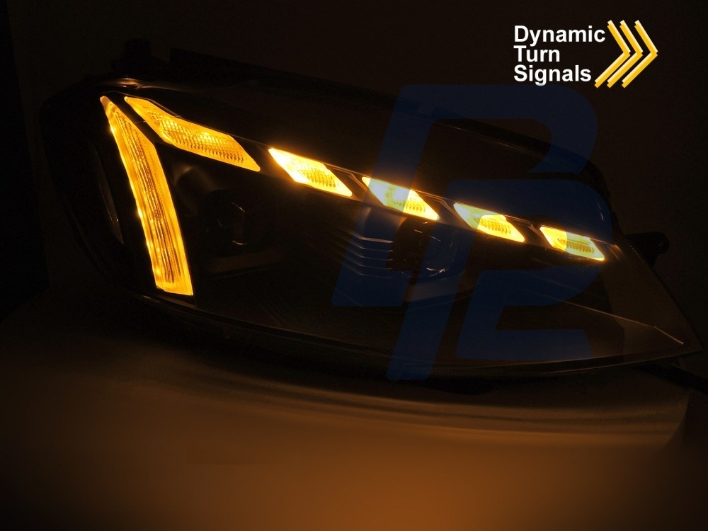 Full LED Headlights Light Black DRL Sequential for VW Golf 7 2017–2019 - 5
