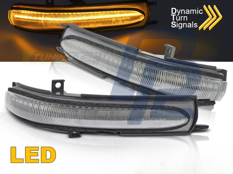 Mirror Indicators White LED Sequential for Honda Civic 2004–2006 Accord 2002–2008 - 4