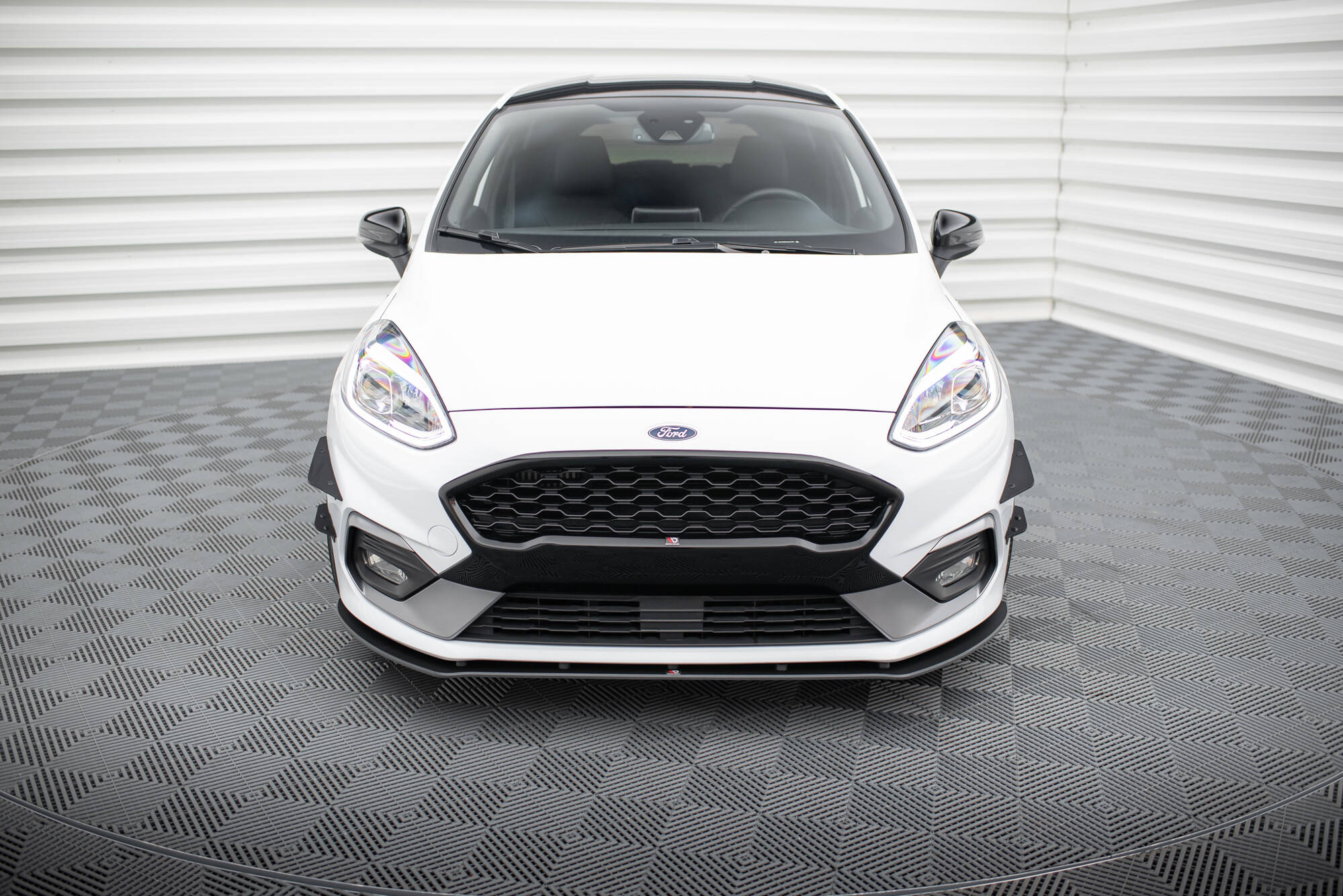 STREET PRO FRONT SPLITTER SUITABLE FOR FORD FIESTA MK8 ST / ST-LINE – MAXTON DESIGN - 4