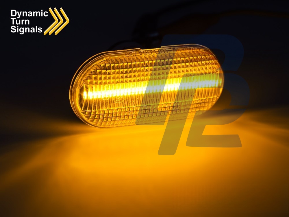 Side Indicators White LED Sequential for Renault Clio II / Twingo II / Scenic / Kangoo