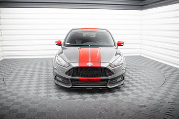 RACING FRONT SPLITTER V.3 SUITABLE FOR FORD FOCUS ST MK3 FL – MAXTON DESIGN