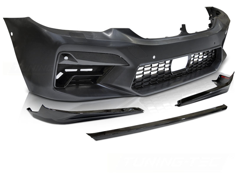 FRÄMRE STÖTFÅNGARE SPORT LCI STYLE PDC + SPOILER TILL BMW G30 G31 2017-2020