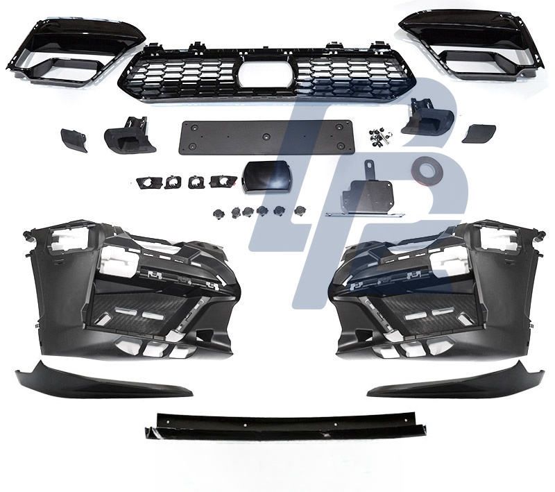 Sport Front Bumper LCI Style PDC + Spoiler for BMW G30 G31 2017–2020 - 4