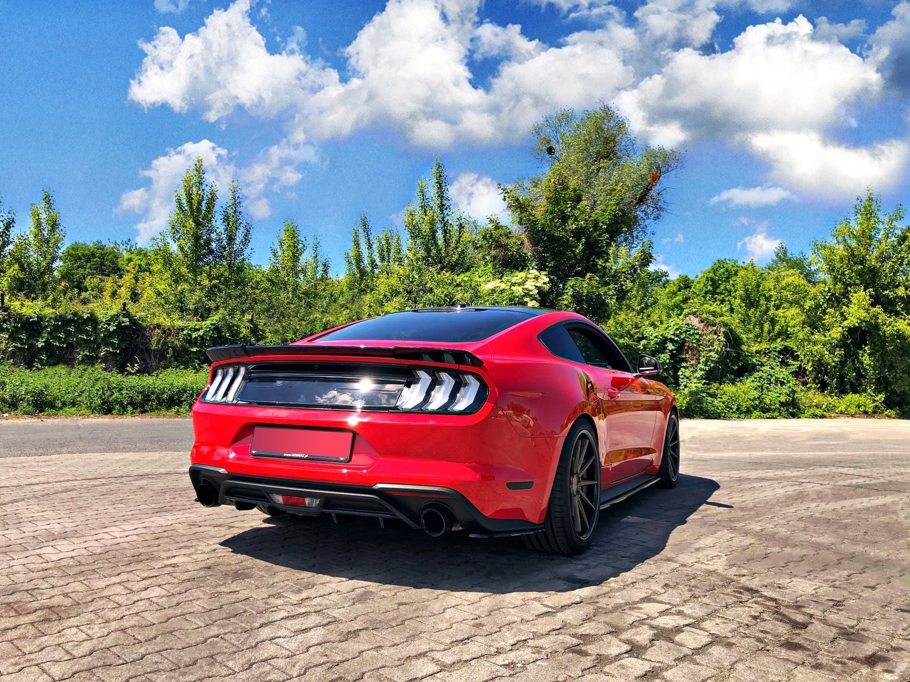 Rear Side Splitters Ford Mustang Mk6 Facelift (2017-) - 2
