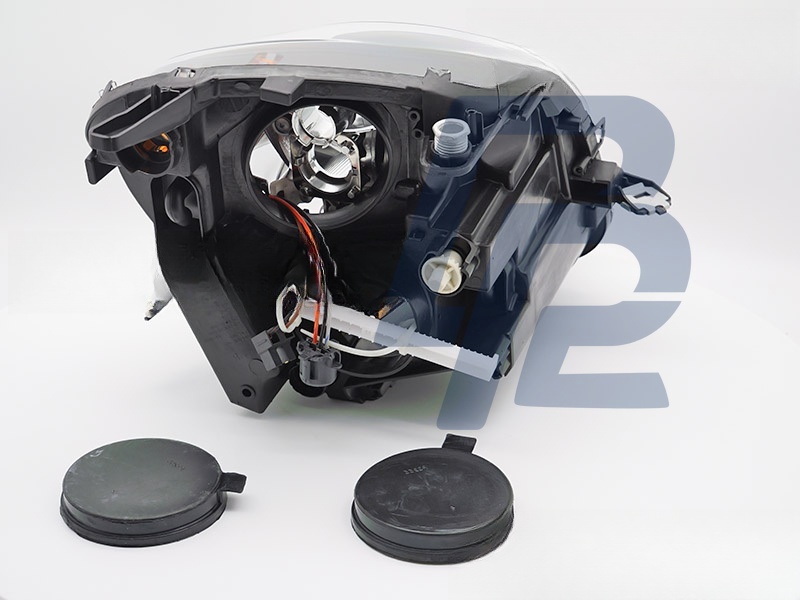 Headlight Black Left Side TYC for Alfa Romeo Mito 2008–2015 - 3