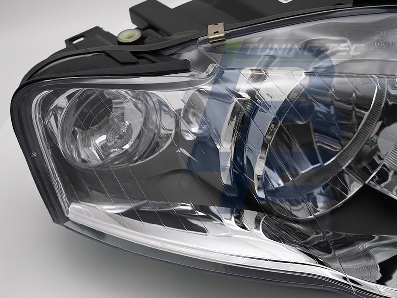 Headlight Chrome Right Side TYC for Audi A4 B7 2004–2008 - 8